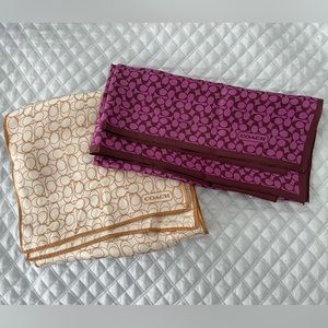 Coach Silk Scarves